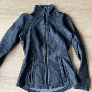 Lululemon athletic jacket, dark gray, size 4